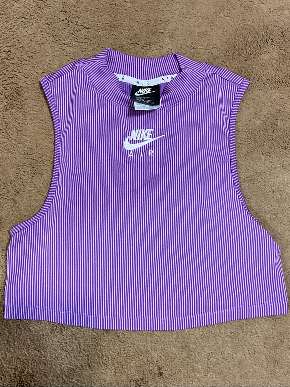 Nike Purple Crop Top Size M